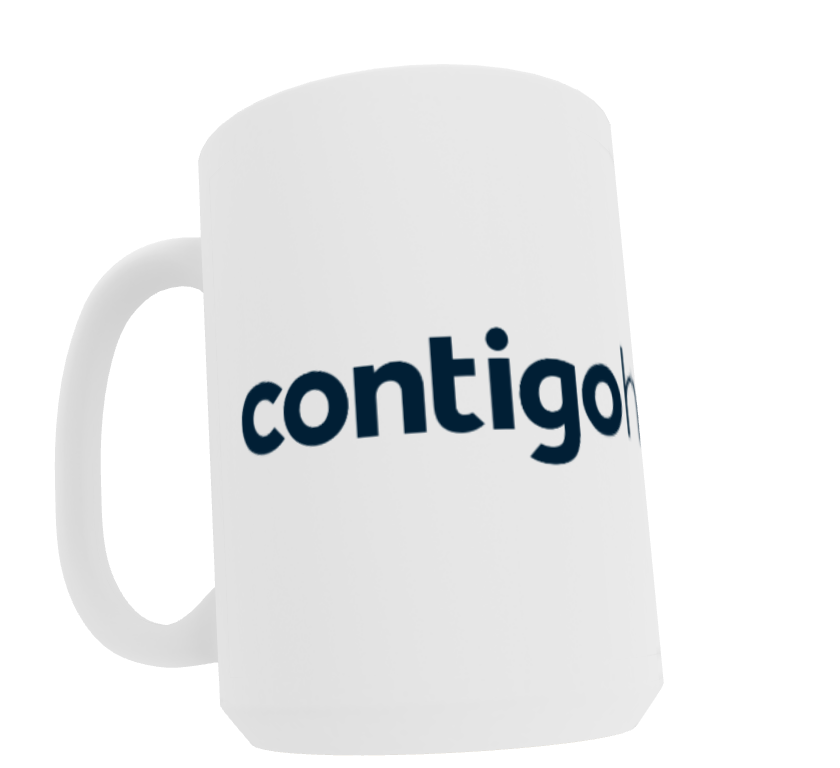 Contigo 15 oz. Glossy White Mug