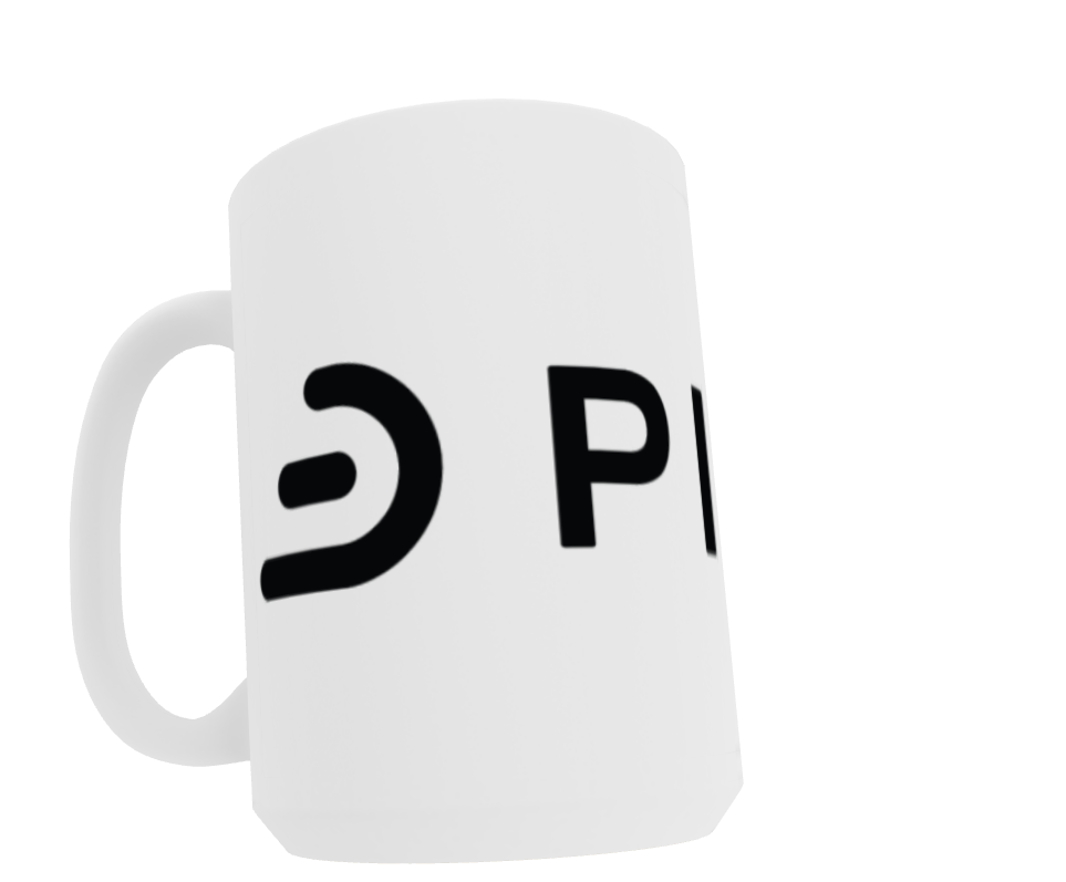 PINC AI 15 oz. Glossy White Mug