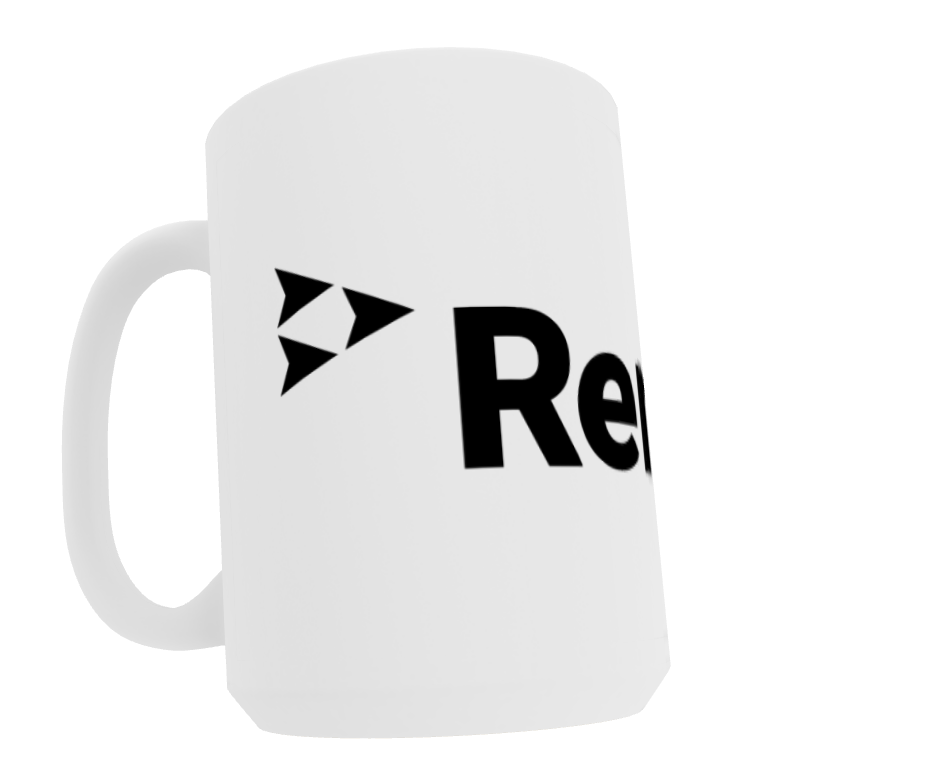 Remitra 15 oz. Glossy White Mug