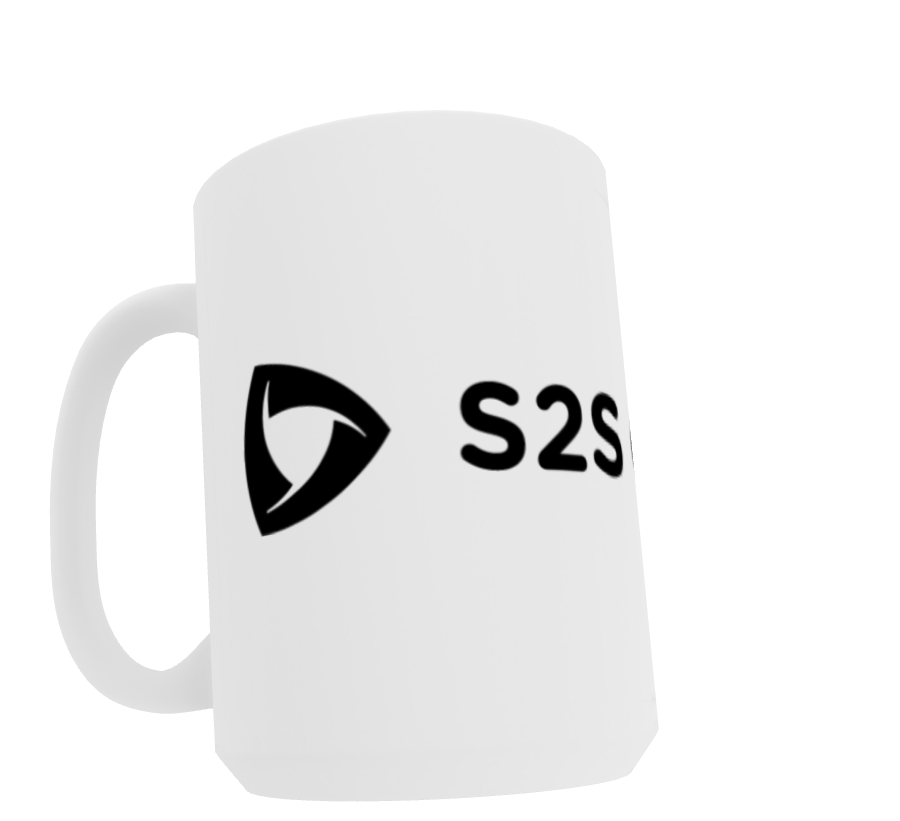 S2S 15 oz. Glossy White Mug